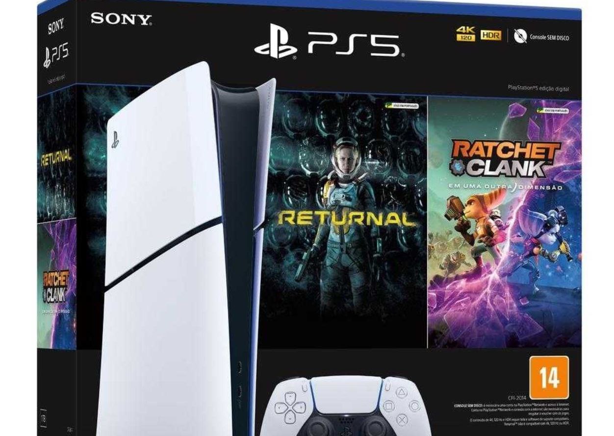 PlayStation 5 Slim Edição Digital 2024 1TB